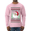 I Deliver All Night Long, Ugly Christmas Sweater Unisex Mens Long Sleeve Shirt