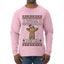 Official Gingerbread Taster, Ugly Christmas Sweater Unisex Unisex Mens Long Sleeve Shirt