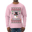 Snow Blower, Ugly Christmas Sweater Unisex Mens Long Sleeve Shirt