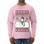 Snowman, Ugly Christmas Sweater Unisex Mens Long Sleeve Shirt