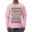 Merry And Bright, Ugly Christmas Sweater Unisex Mens Long Sleeve Shirt