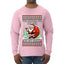 You Should See The Size Of My Sack Naughty Santa, Ugly Christmas Sweater Unisex Mens Long Sleeve Shirt