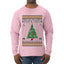 Deck The Halls With Guns & Ammo Fa La La La La, Ugly Christmas Sweater Unisex Mens Long Sleeve Shirt