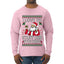 I Love To Stuff Her Stocking, Ugly Christmas Sweater Unisex Mens Long Sleeve Shirt
