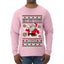 Milk And Cookie Time, Ugly Christmas Sweater Unisex Mens Long Sleeve Shirt