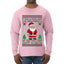 Is That A Candy Cane In Your Pocket Naughty Santa, Ugly Christmas Sweater Unisex Mens Long Sleeve Shirt