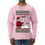 Santa Drone Show Reindeer, Ugly Christmas Sweater Unisex Mens Long Sleeve Shirt