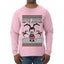Goopin' Through The Snow Gamer Santa, Ugly Christmas Sweater Unisex Mens Long Sleeve Shirt
