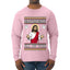 Disappointments All Of You Jesus, Ugly Christmas Sweater Unisex Mens Long Sleeve Shirt