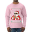 Santa Says 6 7 Numbers Meme, Ugly Christmas Sweater Unisex Mens Long Sleeve Shirt