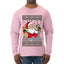 Buon Natale, Italian Santa Claus, Funny, Italian American Humor, Ugly Christmas Sweater Unisex Mens Long Sleeve Shirt