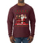 Birthday Boy Jesus, Ugly Christmas Sweater Unisex Mens Long Sleeve Shirt