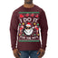 I Do It for the Hos Funny Santa Claus Ugly Christmas Sweater Mens Long Sleeve Shirt