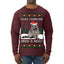Does Someone Need a Hug? Cute Raccoon Ugly Christmas Sweater Mens Long Sleeve Shirt