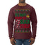 It's Not Going to Suck Itself Funny Candy Cane Ugly Christmas Sweater Mens Long Sleeve Shirt