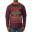 Die Hard is a Christmas Movie Classic, McClane Hans Nakatomi Plaza Xmas Party Holiday Movies Ugly Christmas Sweater Mens Long Sleeve Shirt