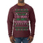 Too Hot to Wear an Ugly Sweater, Funny Pink Candy Cane Cut Diva Girl Reindeer Xmas Ugly Christmas Sweater Mens Long Sleeve Shirt