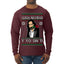 Llega Navidad Y Yo Sin Ti Christmas Is Coming Marco Ugly Christmas Sweater Mens Long Sleeve Shirt
