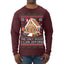 The Only House I Can Afford Funny Millennial Meme Ugly Christmas Sweater Mens Long Sleeve Shirt