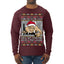 Come Out to the Coast Have a Few Laughs Die Hard McClane Ugly Christmas Sweater Mens Long Sleeve Shirt