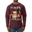 Santa Claus Bootleg Rap Music Style Ugly Christmas Sweater Mens Long Sleeve Shirt