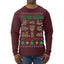 Tis' The Season To Be Naughty Unisex Ugly Christmas Sweater Mens Long Sleeve Shirt