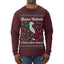 Buon Natale e Felice Anno Nuovo! Merry Christmas and Happy New Year Ugly Christmas Sweater Mens Long Sleeve Shirt