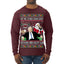 Put the Cookies Down Make America Healthy Again RFK Ugly Christmas Sweater Mens Long Sleeve Shirt