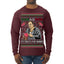 Gabagool It's What's for Dinner, Funny Tony Italian NJ New Jersey Mafia, Classic TV Show Ugly Christmas Sweater Mens Long Sleeve Shirt