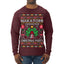 Nakatomi Corporation Christmas Party 1988 Plaza Logo, Classic Die Hard McClane 80s Xmas Movie Quote Ugly Christmas Sweater Mens Long Sleeve Shirt