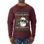 Rollin' Into The Holidays Christmas Sweater, Ugly Christmas Sweater Mens Long Sleeve Shirt