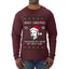 Thought I'd Wear My Best Suit Ed Gein, Ugly Christmas Sweater Mens Long Sleeve Shirt