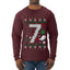 Christmas 7 Meme, Ugly Christmas Sweater Unisex Mens Long Sleeve Shirt