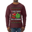 Big and Bobbing, Funny Ugly Christmas Sweater Unisex Mens Long Sleeve Shirt