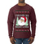 I Deliver All Night Long, Ugly Christmas Sweater Unisex Mens Long Sleeve Shirt