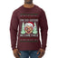 So Good He Came Twice, Ugly Christmas Sweater Unisex Mens Long Sleeve Shirt