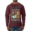 I'm A Freak On The Sheets, Ugly Christmas Sweater Unisex Mens Long Sleeve Shirt