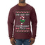 She Likes My Peppermint Stick, Ugly Christmas Sweater Unisex Mens Long Sleeve Shirt