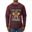 Puro Pinche Pari, Ugly Christmas Sweater Unisex Mens Long Sleeve Shirt