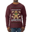 I Brought My Appetitie, Ugly Christmas Sweater Unisex Mens Long Sleeve Shirt
