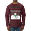 Snowman, Ugly Christmas Sweater Unisex Mens Long Sleeve Shirt