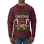 Christmas Cheer, Ugly Christmas Sweater Unisex Mens Long Sleeve Shirt