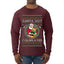Santa Got Coldplayed, Ugly Christmas Sweater Unisex Mens Long Sleeve Shirt