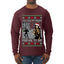You Stole My Present Prepare To Die Cult Classic, Ugly Christmas Sweater Unisex Mens Long Sleeve Shirt