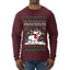 Frostitute, Ugly Christmas Sweater Unisex Mens Long Sleeve Shirt