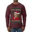 La Mas Chismosa De La Navidad, Ugly Christmas Sweater Unisex Mens Long Sleeve Shirt