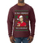 El Mas Chismoso De La Navidad, Ugly Christmas Sweater Unisex Mens Long Sleeve Shirt