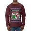 Snowasis English Rock Band Parody, Ugly Christmas Sweater Unisex Mens Long Sleeve Shirt