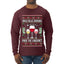 Jingle Bells, Zinfandel Pass The Cabernet Wine Drinker, Ugly Christmas Sweater Unisex Mens Long Sleeve Shirt