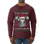 Look At Me Being All Festive And Shit, Ugly Christmas Sweater Unisex Mens Long Sleeve Shirt